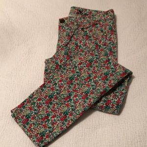 Like New Liberty of London for JCrew Floral Skinny